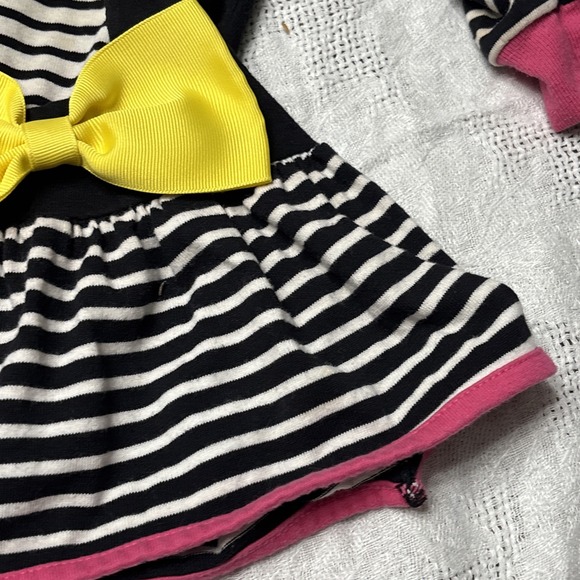 Buster Brown vintage 1980s toddler long sleeve girl dress 2T with bow - Picture 11 of 16